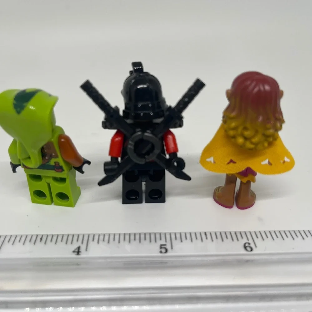 LEGO Ninjago & Elves Minifigures Lot‎ of 3 Snake Warrior Samurai Elf Girl